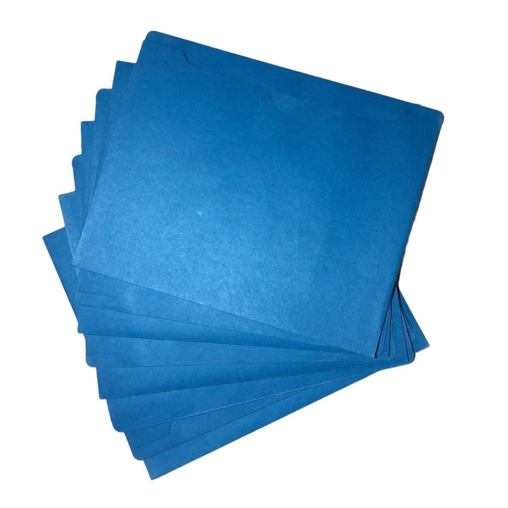 Blue Staples 2 inch File Pockets - pack of 8